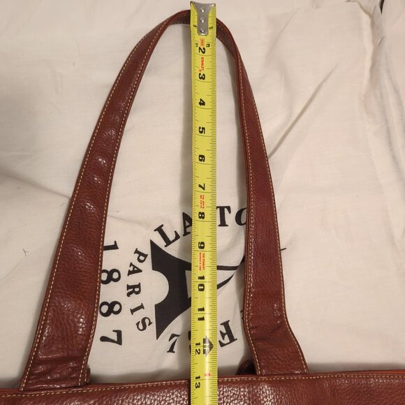 LA Tour Eiffel Paris Large Tote Brown, With Storage Bag - Picture 7 of 9